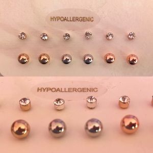Hypoallergenic stud earrings